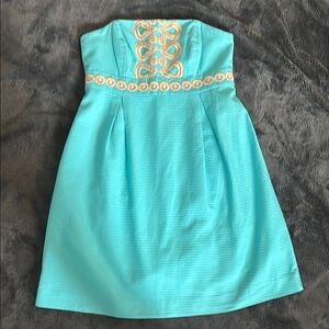 Lilly Pulitzer Elegant Turquoise Dress
